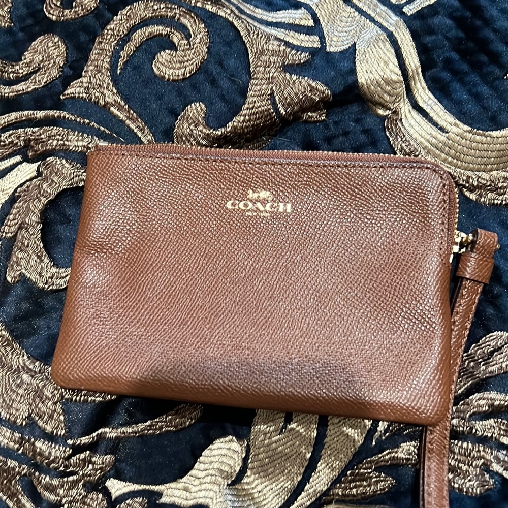 Coach coin purse used